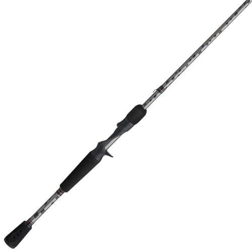 Abu Garcia 7' Vengeance Casting Fishing Rod, 1-Piece Rod, Medium Rod Power, Moderate Fast Action, Custom Ergonomic Reel Seat, Comfortable EVA Handle, 24-Ton Graphite Blank