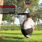 Drasry Large Collapsible Bridge Pier Fishing Net Landing Net with Rod, High Load Aluminum Ring Drop Net for Saltwater and Freshwater Rubber Coated Basket with 49.2 ft Rope 23.6 * 23.6 * 27.5 in