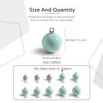 ECOFT Alloy Steel Fishing Weights Sinkers 20g-200g Coated Egg Sinkers Cannonball Weights Assorted Sizes Bag and Fish Weights Assortment Box Non-Lead Fishing Weights Saltwater Freshwater