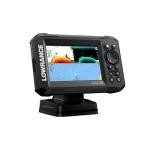 Lowrance Eagle 5 FishFinder/Chartplotter with SplitShot HD Transducer and C-MAP Discover MicroSD Card Charts, 5-inch IPS Screen, Black, 000-16226-001