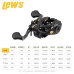Lew's Tournament Pro LFS Speed Spool Baitcast Fishing Reel, 6.8:1 Gear Ratio, Right-Hand Retrieve, Aluminum Frame, Premium 11 Stainless Steel Ball Bearings