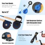 Maxcatch Extreme-X Fly Fishing Rod and Reel Combo, 3-8wt Complete Starter Fishing Kit with Fly Box, Flies, Rod Clip Holder, Rod Case, Extra Tip Section (5wt-9' 4pc Rod, 5/6wt Reel)