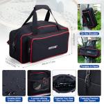 Goture Fishing Rod and Reel Combos-2PCS Telescopic Fishing Pole+2PCS Spinning Reels with Carrier Bag,1.8M-2.7M Telescopic Rod Reel Kit for Starter Travel Saltwater Freshwater,Gifts for Men