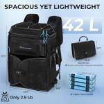 Calamus GearMaster Tackle Backpack with Bait Binder, Large Lightweight Water-Resistant Fishing Bag, Rod Holders, Food Storage