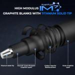 KastKing Megatron Titanium Telescopic Casting & Spinning Fishing Rods, IM7 Graphite Travel Rod with Titanium Solid Tip, Power Transition System, for Freshwater and Inshore Fishing