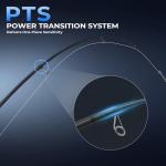 KastKing Megatron Titanium Telescopic Casting & Spinning Fishing Rods, IM7 Graphite Travel Rod with Titanium Solid Tip, Power Transition System, for Freshwater and Inshore Fishing