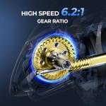 KastKing ReKon Saltwater Spinning Reel – Up to 55LBs Max Drag Big Game Fishing Reel - Innovative NyliTech Body- Water Resistant - 6.2:1 High Speed - MaxiDur 5+1+1 Corrosion-Resistance Bearing System