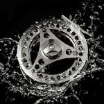 ANGLER DREAM EX-ALC Fly Reel 9/10WT CNC Machined Aluminum Fly Fishing Reel Silver/Gunsmoke Fly Reels