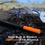 KastKing Brutus Fishing Net, Fish Landing Net, Lightweight & Portable Fishing Net with Soft EVA Foam Handle, Holds up to 44lbs/20KG, Fish-Friendly Mesh for a Safe Release, Silicone L