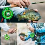 Maxcatch Premier X Fly Fishing Rod, IM8 Graphite, MOD Fast Action, 3-12WT, with Carrying Case (3wt, 8'4'' 4sec)