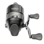 Zebco Omega Pro Spincast Fishing Reel, Size 30 Reel, Dual Ceramic Pick-up Pins, Pre-Spooled with 10-Pound Fishing Line, Black (Clam Packaging)