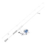 KastKing Centron Lite Spinning Fishing Reel Combo 6'6" M, 2000 Reel White