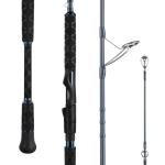 KastKing ReKon Saltwater Spinning Rod, KastFlex IM6 Carbon Graphite Blank, Zirconium Ceramic Guides, Graphite Locking Reel Seat, Oversized Drop Shot Hook Keeper, 2-Piece PTS, Saltwater Fishing