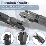 6 Pcs Mecha Boats Fishing Rod Holders,Wall Mounted Fishing Rod Holder Bracket Tube for Kayak with Screws,Ball Bungee Cords,Fishing Rod Storage Tubes for Boats,Cooler,Kayak,Crate,Garage,Trailer,Truck