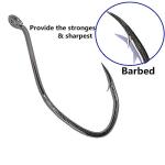 Catfishing Hooks Big River Live Bait Hook 8/0, Fishing Hooks for Saltwater Freshwater,Catfish Striper Flathead Carp Bass
