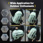 yuzhiyuan Small Fishing Bag with Rod Strap,Upgrade Pu Surface,Fishing Sling Portable & Lightweight, Fish Small Tackle bag – Fits Tackle Boxes & Gear,Move Freely, Cast Smoothly - Fishing Gifts for Men