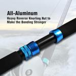 Fiblink 1-Piece Saltwater Offshore Trolling Rod Conventional Boat Rod Carbon Fishing Pole(6 Feet, 30-50 lb/50-80 lb/80-120 lb) (2 Pcs - 6' - 30-50 lb)