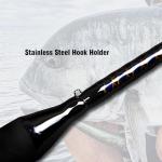 Fiblink 1-Piece Saltwater Offshore Trolling Rod Conventional Boat Rod Carbon Fishing Pole(6 Feet, 30-50 lb/50-80 lb/80-120 lb) (2 Pcs - 6' - 30-50 lb)