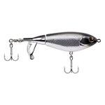 Berkley Choppo Topwater Fishing Lure, Black Chrome, Size 90, Cupped Propeller Tail for Balance of Sound and Spray, Equipped with Sharp Fusion19TM Hook