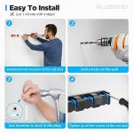 PLUSINNO Fishing Rod Holders - V6 Vertical Support for Extra Large & Heavy Fishing Rod Combos, Garage & Wall Mounted Rack Storage