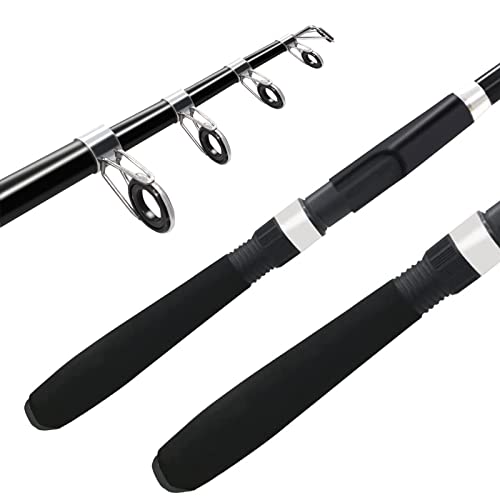 2.1m Fishing Combo Set: Collapsible Rods, Spinning Reels