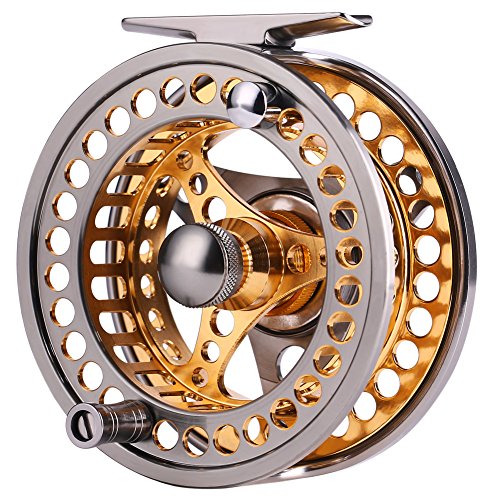 Large Arbor Fly Reel: 2+1 BB, Aluminum Alloy Body