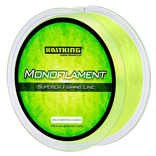 KastKing Monofilament Fishing Line, Sunrise Yellow, 6LB