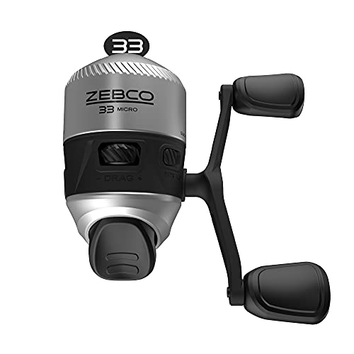 Zebco 33 Micro Spincast Reel - Size 10, Bite Alert