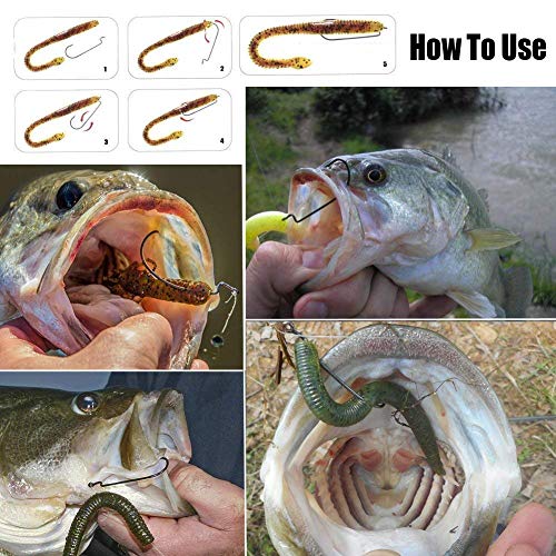 Sougayilang High Carbon Steel Fishing Hooks Set