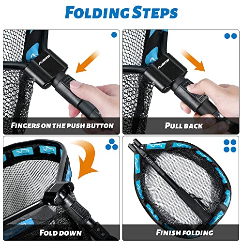 PLUSINNO Floating Fishing Net - Easy Catch and Release