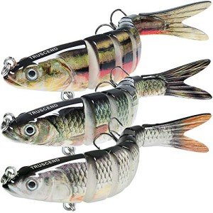 Truscend Realistic Swimming Fishing Lures Kit