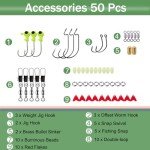 94-Piece Fishing Lure Kit for Freshwater and Saltwater
