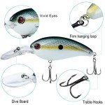 Deep Diving Multi-Jointed Crankbait for Freshwater & Saltwater