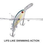Deep Diving Multi-Jointed Crankbait for Freshwater & Saltwater