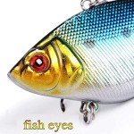 Sougayilang 3D Eyes Fishing Lures - Vibe Crankbait