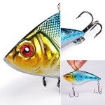 Sougayilang 3D Eyes Fishing Lures - Vibe Crankbait