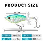 TRUSCEND Topwater Fishing Lure with BKK Hooks