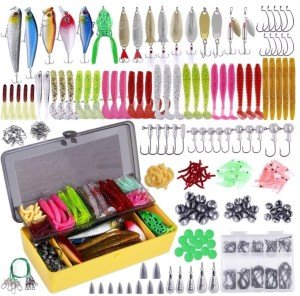 PLUSINNO 302-Piece Fishing Lure Kit Set