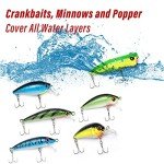 60 Fishing Lures with 5 Tackle Boxes Included