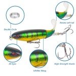 10-Pack Floating Plopper Lures for Freshwater & Saltwater
