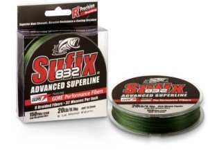 Suffix 832 Low-Vis Green 40 lb Braid 150 Yards