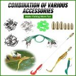 PLUSINNO® 102-Piece Fishing Lure Set and Accessories