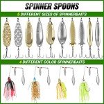 PLUSINNO® 102-Piece Fishing Lure Set and Accessories