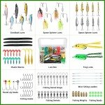PLUSINNO® 102-Piece Fishing Lure Set and Accessories