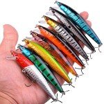 43-Piece Mixed Fishing Lures Kit with Crank Baits
