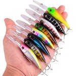 43-Piece Mixed Fishing Lures Kit with Crank Baits