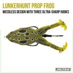 Lunkerhunt Realistic Frog Lure for Bass Fishing