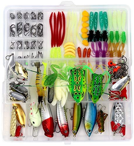Saltwater Fishing Lure Set with Tackle Box (234 pcs)