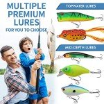 TRUSCEND Fishing Lure Kit for Freshwater and Saltwater