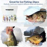 Thkfish® 26-Piece Ice Fishing Jigs Set